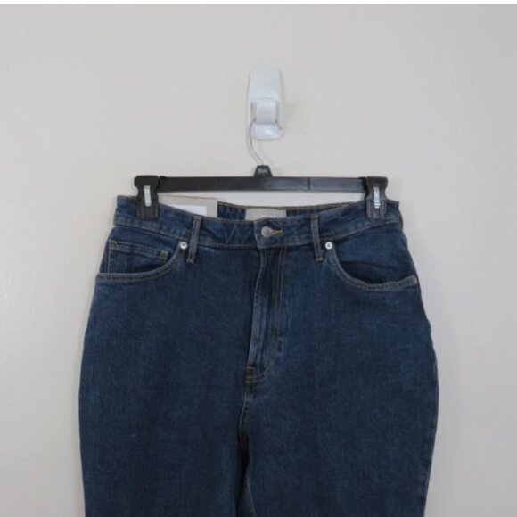 Everlane Size 31 The Curvy Cheeky Straight Leg Jeans in Dark Wash High Rise NEW - Picture 3 of 5